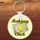 Mahjong Chick #2 Schlüsselanhänger (Vorderseite)