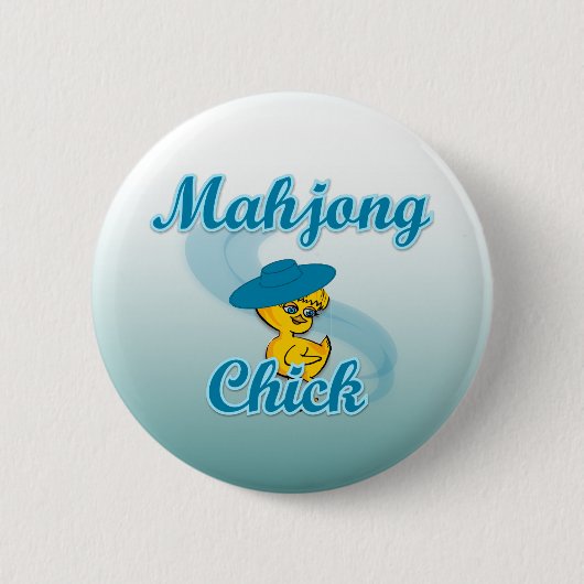Mahjong Chick #3 Button (Vorderseite)