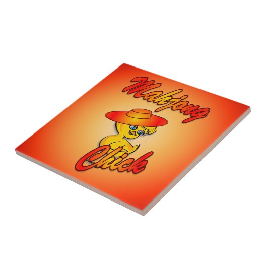 Mahjong Chick #5 Fliese (Seite)