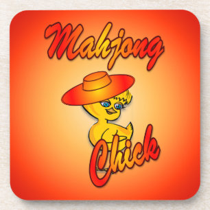 Mahjong Chick #5 Untersetzer