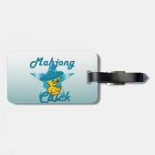 Mahjong Chick #7 Gepäckanhänger (Rückseite horizontal)