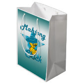 Mahjong Chick #7 Mittlere Geschenktüte (Rückseite Schrägansicht)