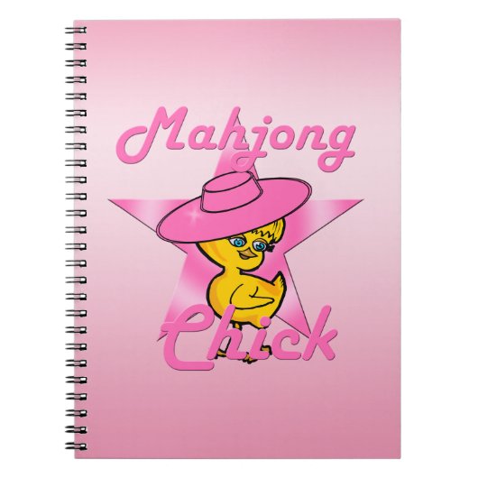 Mahjong Chick #8 Notizblock (Vorderseite)