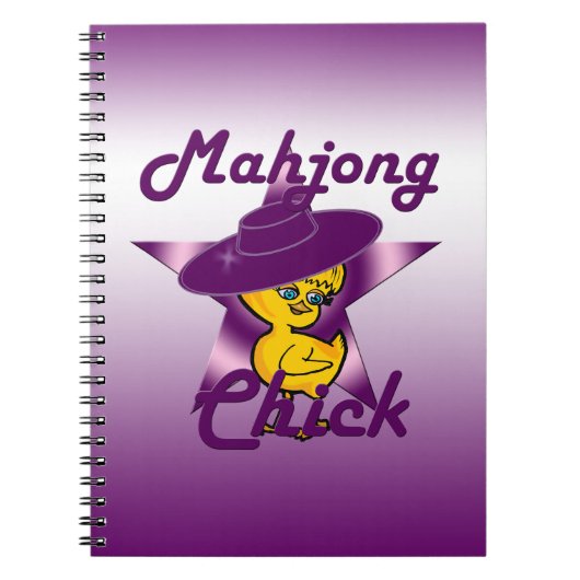 Mahjong Chick #9 Notizblock (Vorderseite)