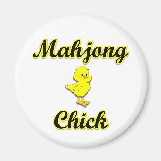 Mahjong Chick Magnet (Vorne)