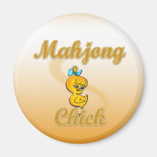 Mahjong Chick Magnet (Vorne)