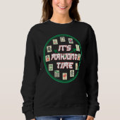 Mahjong Chinese oder Mahjong Player Sweatshirt (Vorderseite)