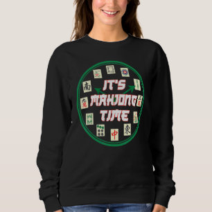 Mahjong Chinese oder Mahjong Player Sweatshirt