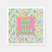 Mahjong Cocktail Napkins Serviette (Vorderseite)