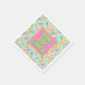 Mahjong Cocktail Napkins Serviette (Ecke)