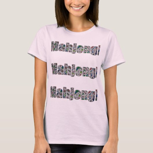 Mahjong Damen T-Shirt (Vorderseite)