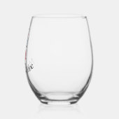 Mahjong Design Stemless Weinglas Ohne Stiel (Links)