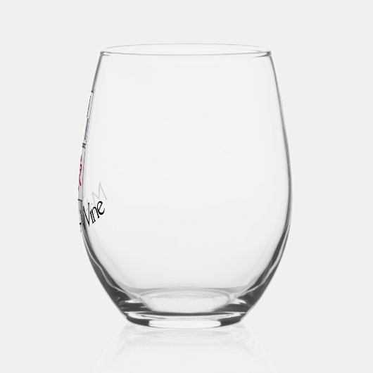 Mahjong Design Stemless Weinglas Ohne Stiel (Links)