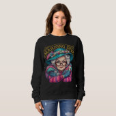 Mahjong Diva Funny Women's Sweatshirt (Vorne ganz)