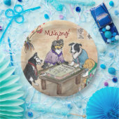 Mahjong Dogs - Pappteller (Party)
