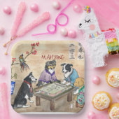 Mahjong Dogs - Pappteller (Party)