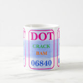 Mahjong Dot Crack Bam Fette Farben Wasserfarbe Kar Kaffeetasse (Mittel)