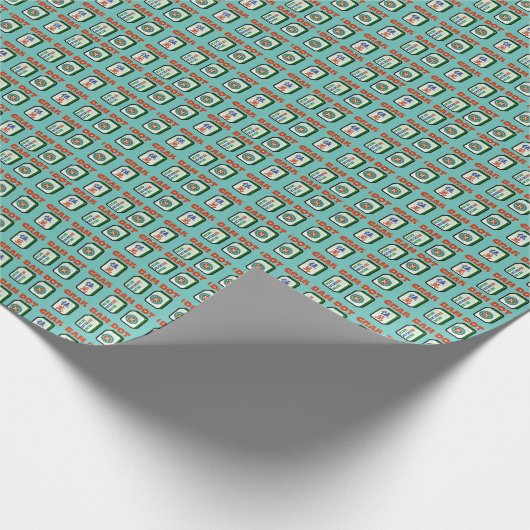 Mahjong Dot Crak Bam Geschenkpapier (Ecke)
