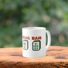 Mahjong Dot Crak Bam Kaffeetasse