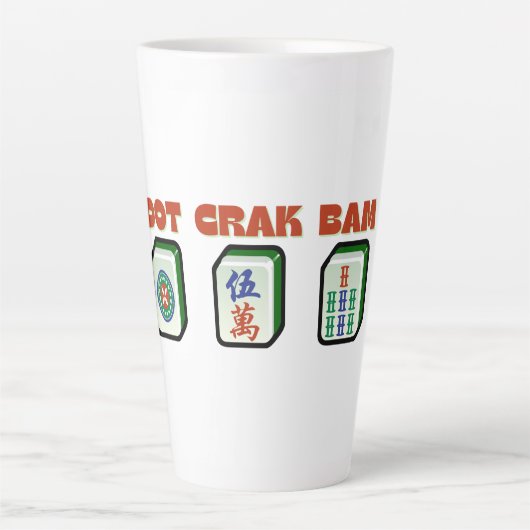 Mahjong Dot Crak Bam Milchtasse (Vorderseite)