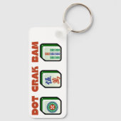 Mahjong Dot Crak Bam Schlüsselanhänger (Rückseite)