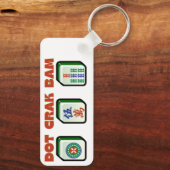 Mahjong Dot Crak Bam Schlüsselanhänger (Rückseite)