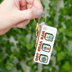 Mahjong Dot Crak Bam Schlüsselanhänger