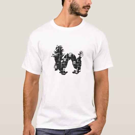 Mahjong Drache T-Shirt (Vorderseite)
