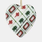 Mahjong Drachen Keramikornament (Rechts)