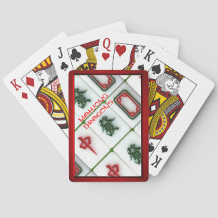 Mahjong-Drachen Spielkarten