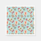 Mahjong Dragon Tile Paper Napkins Serviette (Vorderseite)