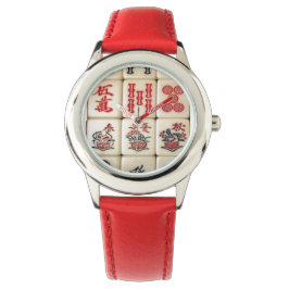 Mahjong Fliesen Armbanduhr