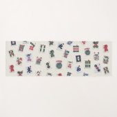 MahJong Fliesen Fotografie auf Abzeichen Hintergru Yogamatte (Vorderseite (Horizontal))