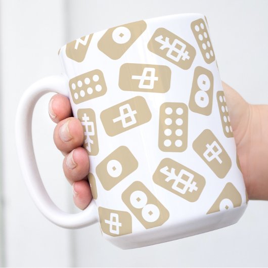 Mahjong Fliesen Kaffeetasse