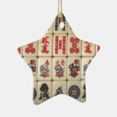 Mahjong Fliesen Keramik Ornament (Rechts)