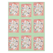 Mahjong Fliesendecke Tischdecke (Vorderseite)