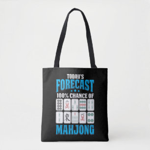Mahjong Forecast Mah Jong Boardgame Lover Tasche