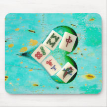 Mahjong füllt mein Herz-Maus-Pad