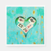 Mahjong füllt meine Serviette aus dem Herzen (Vorderseite)