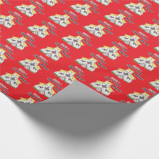 Mahjong Game Party_luscat kurz ein Spieler Geschenkpapier (Ecke)