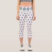 MahJong game symbol Joker tile Capri Leggings (Vorderseite)
