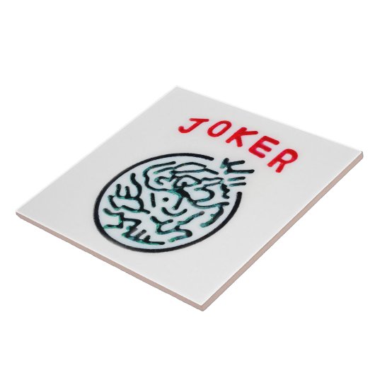 MahJong game symbol Joker tile Fliese (Seite)