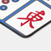Mahjong Game Tiles Design Desk Mat Schreibtischunterlage (Ecke)