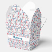 Mahjong Game Tiles Design Gastgeschenk Box Geschenkschachtel (Geöffnet)