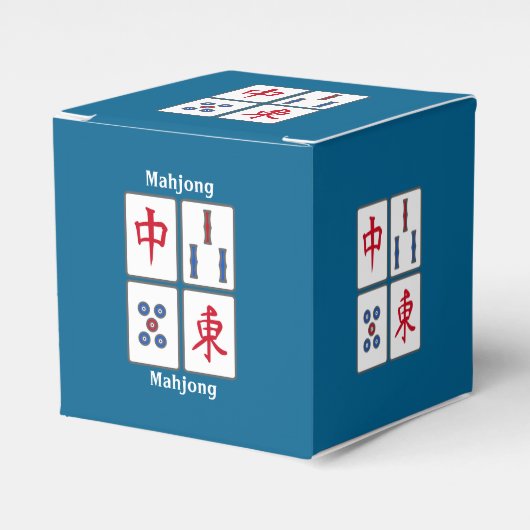 Mahjong Game Tiles Design Gevor Box Geschenkschachtel (Vorderseite)