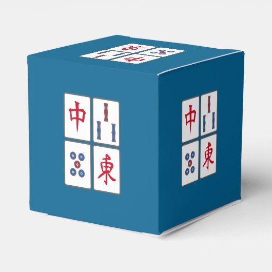 Mahjong Game Tiles Design Gevor Box Geschenkschachtel (Rückseite)