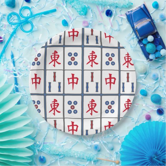Mahjong Game Tiles Design Paper Teller (Party)
