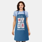Mahjong Game Tiles Design Schürze (Getragen)