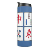 Mahjong Game Tiles Design Thermal Tumbler Thermosbecher (Nach rechts gedreht)