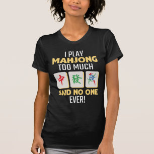 Mahjong Gamer Board Game China Japan Mah Jong T-Shirt